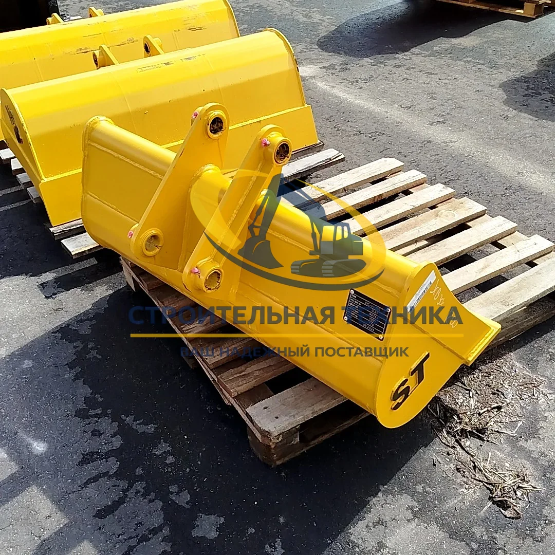 Ковш планировочный для JCB 3CX ширина 1200мм.(0,21m3) со втулкой (палец 44,5) (ST1) — артикул ST00235 — фото 2