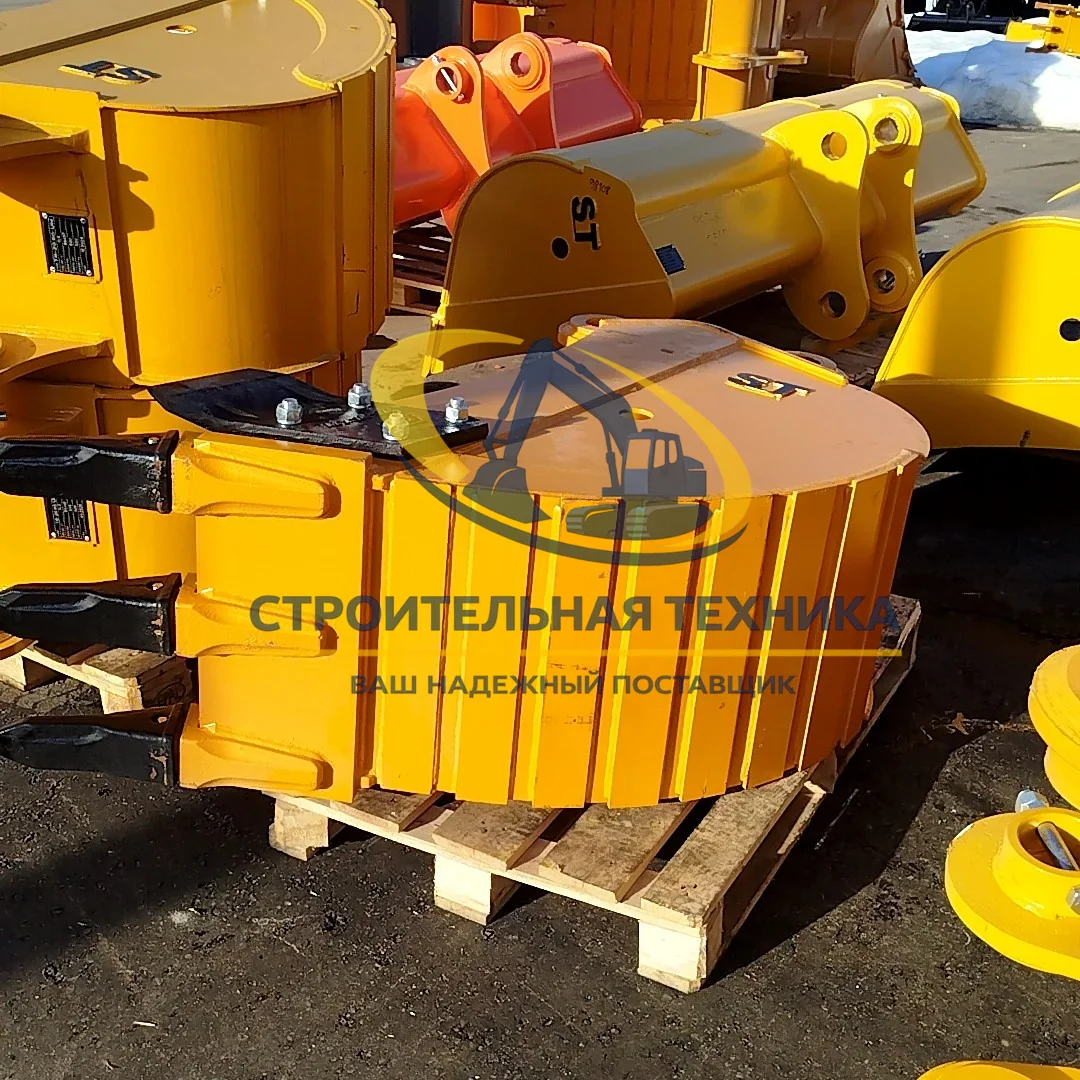 Ковш траншейный для Hyundai R210-7 (0,4м3) ширина 600мм,коронки скальные J350 (3шт) (ST1) — артикул ST00267 — фото 2