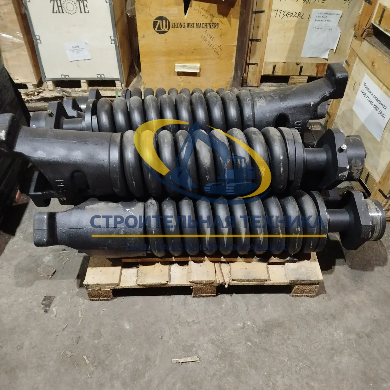 Механизм натяжения Komatsu PC400-7, 208-30-74140 — артикул ST33810 — фото 4