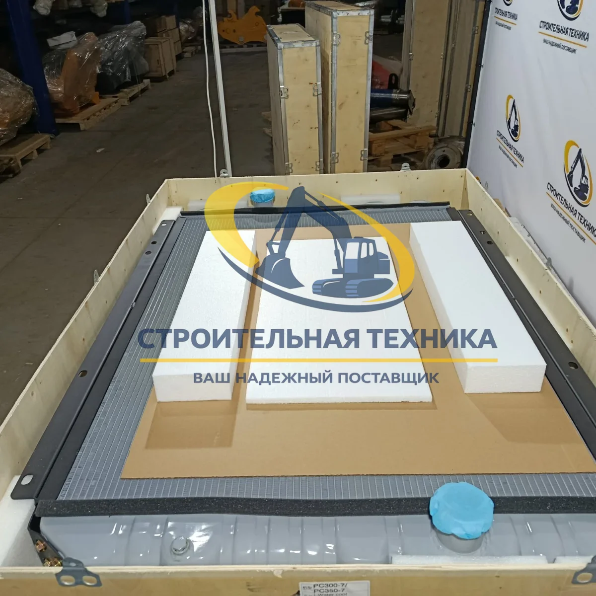 Радиатор охлаждения водяной PC300-7/PC350-7 — артикул 207-03-71110 — фото 7