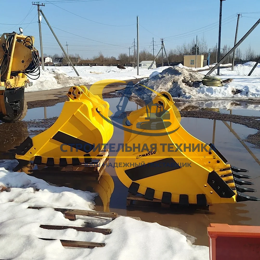 Ковш скальный Komatsu PC200/210/220 (1,0 м3)(Межзубка 208-934-Z170, Защита шва HS140-110. коронка 20 — артикул ST00586 — фото 2