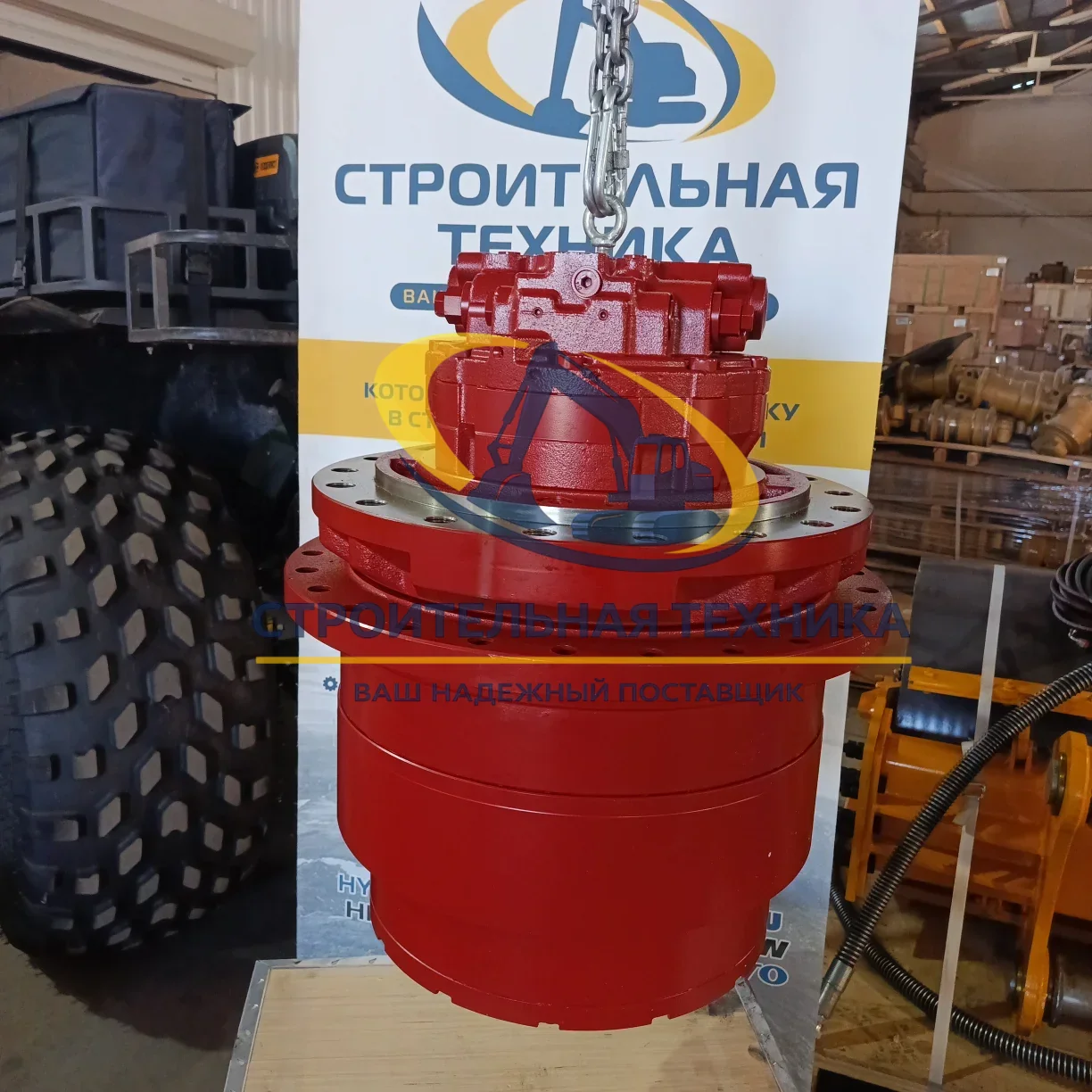 Бортовой редуктор с мотором TM60 (18/26H) SH350A5,CX360,SANY305/335/365, MAG-180VP-6000 ZW — артикул ST32214 — фото 6