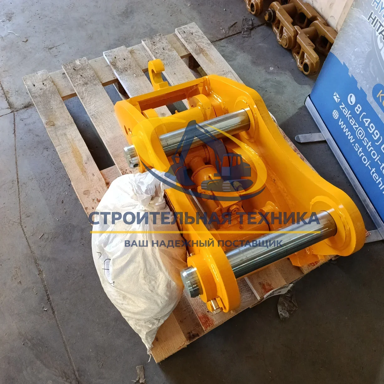 Быстросъемное устройство (квик-каплер гидравлический) на Komatsu PC130-7 ST — артикул ST30206 — фото 4