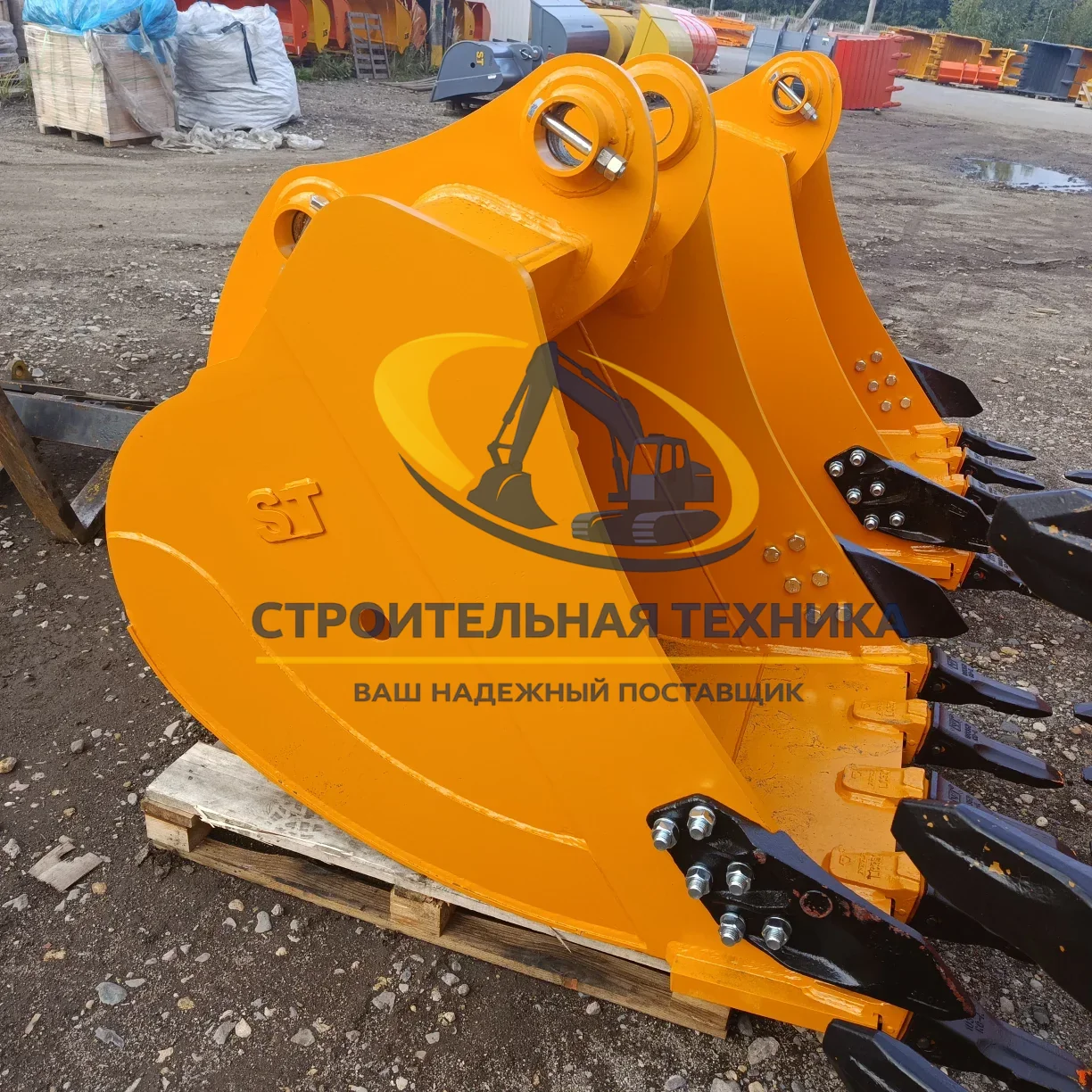 Ковш усиленный для Hyundai R210-7 (1,0m3) ширина 1100мм (коронки J350) (ST1) — артикул ST32018 — фото 6