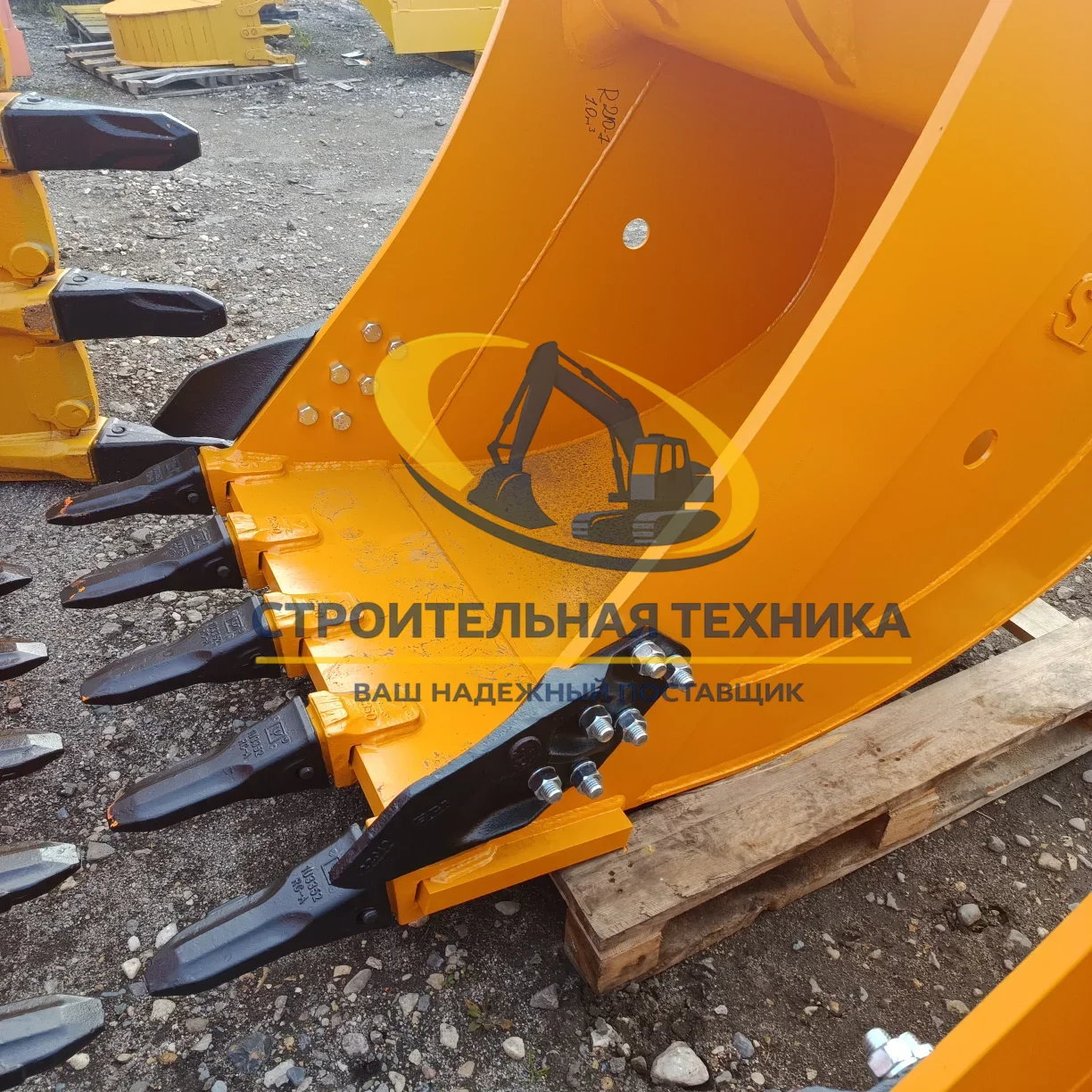Ковш усиленный для Hyundai R210-7 (1,0m3) ширина 1100мм (коронки J350) (ST1) — артикул ST32018 — фото 2