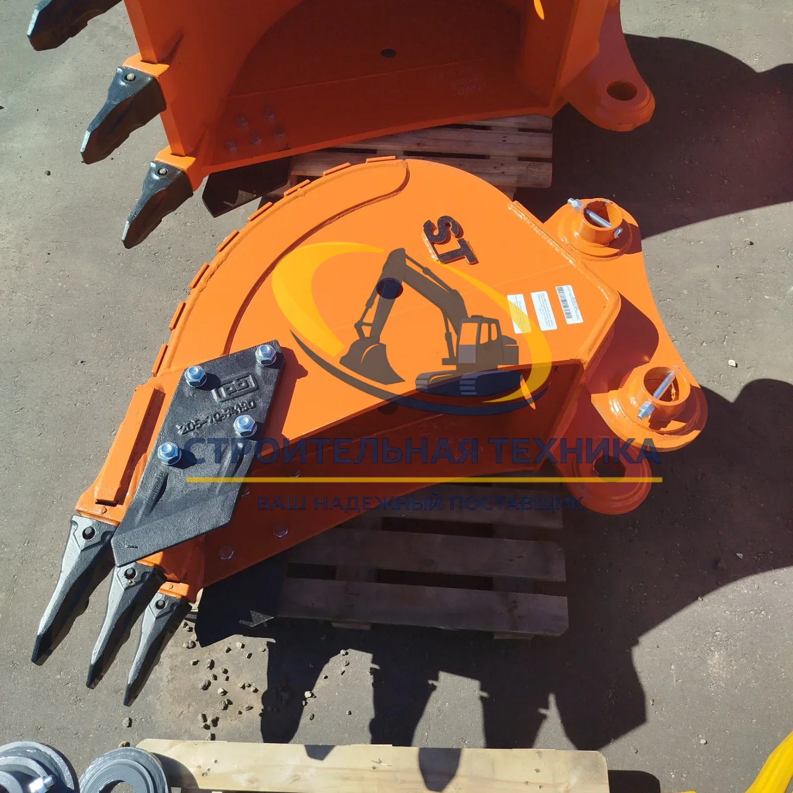 Ковш траншейный для Hitachi ZX200-3 (0,3м3) ширина 600мм,коронки скальные J300 (3шт) (ST1) — артикул ST30806 — фото 4