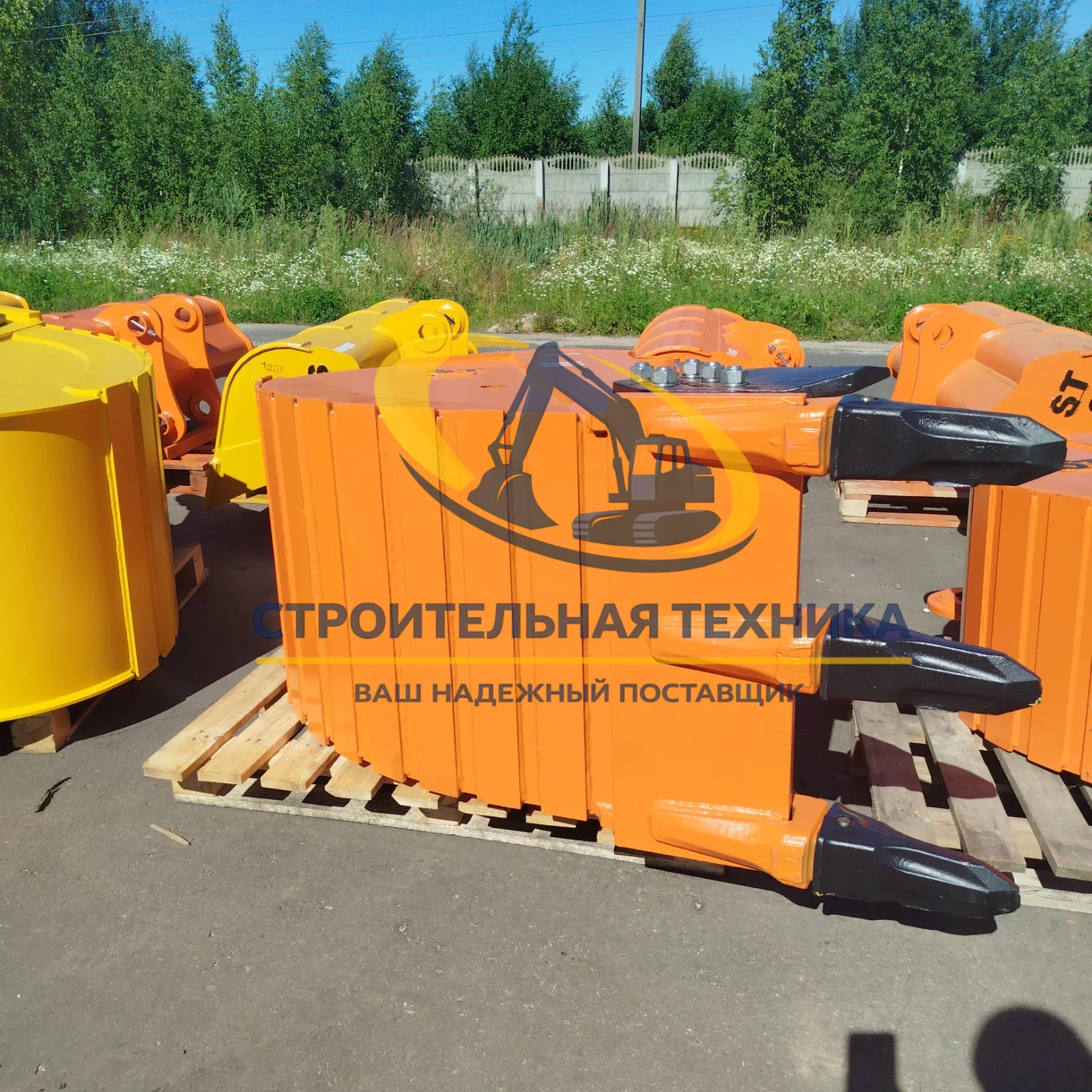 Ковш траншейный для Hitachi ZX330-3 (0,69м3), ширина 800мм коронки скальные J400 (3шт) (ST1) — артикул ST30910 — фото 2