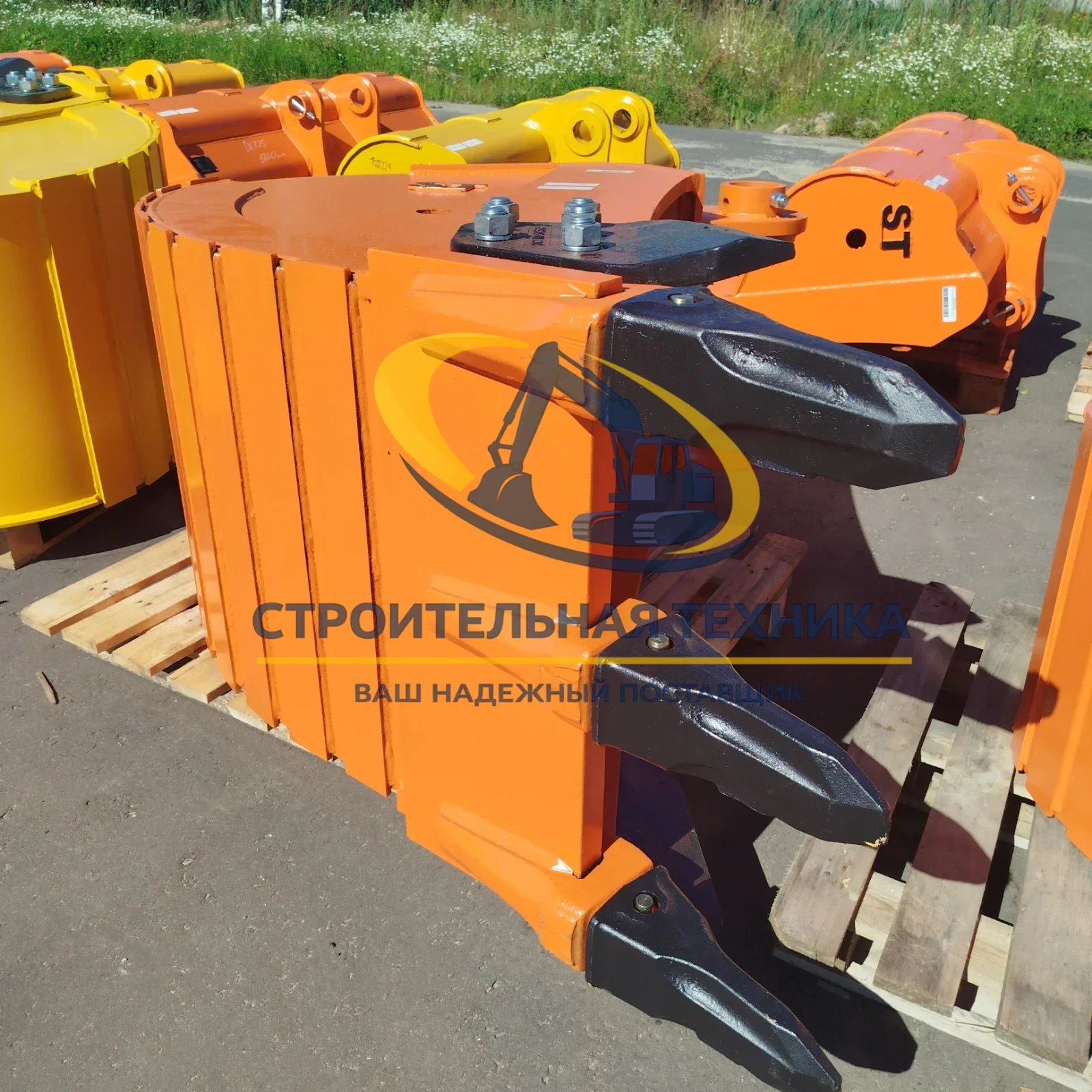 Ковш траншейный для Hitachi ZX330-3 (0,69м3), ширина 800мм коронки скальные J400 (3шт) (ST1) — артикул ST30910 — фото 6