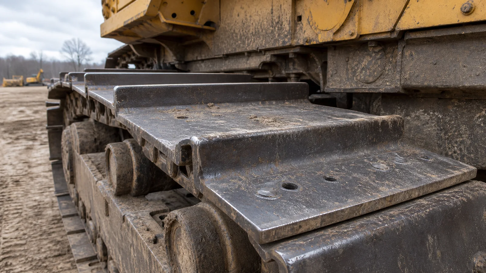Башмак Komatsu D65E-12 510 мм: толщина, грунтозацеп и условия работы