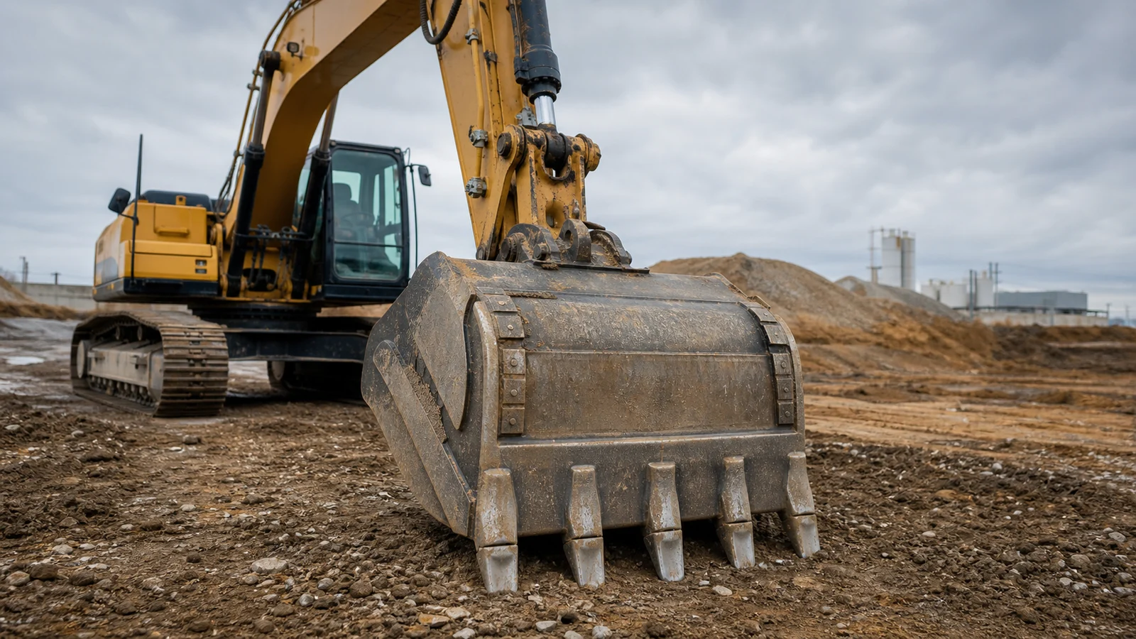 Усиленный ковш для Komatsu PC200-7: объём, ширина, зубья и задачи на объекте